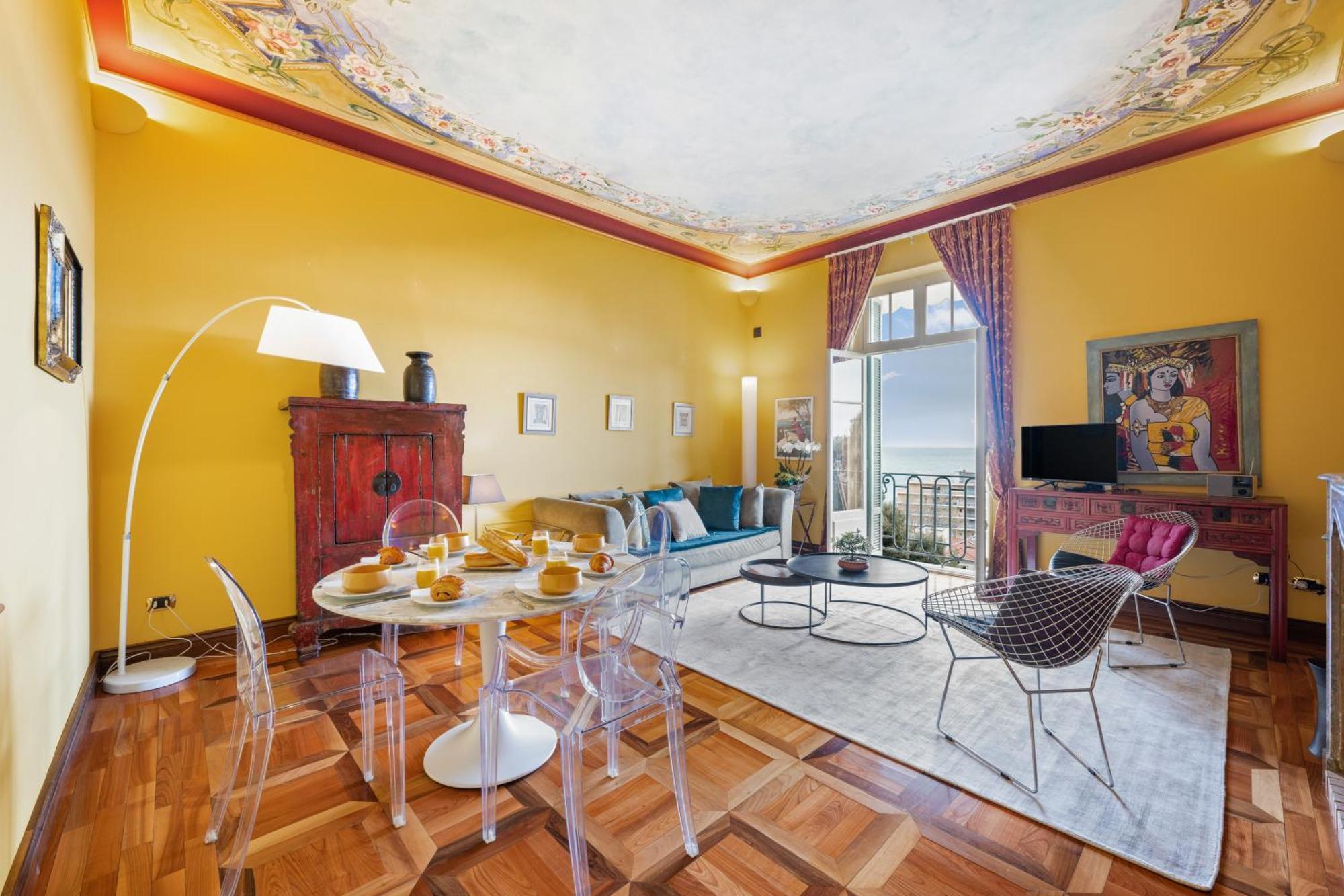 Le Coq Tersling - Residential Parking - Ac - Sea View Apartment Menton Bagian luar foto